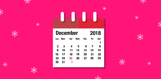 calendario navideño