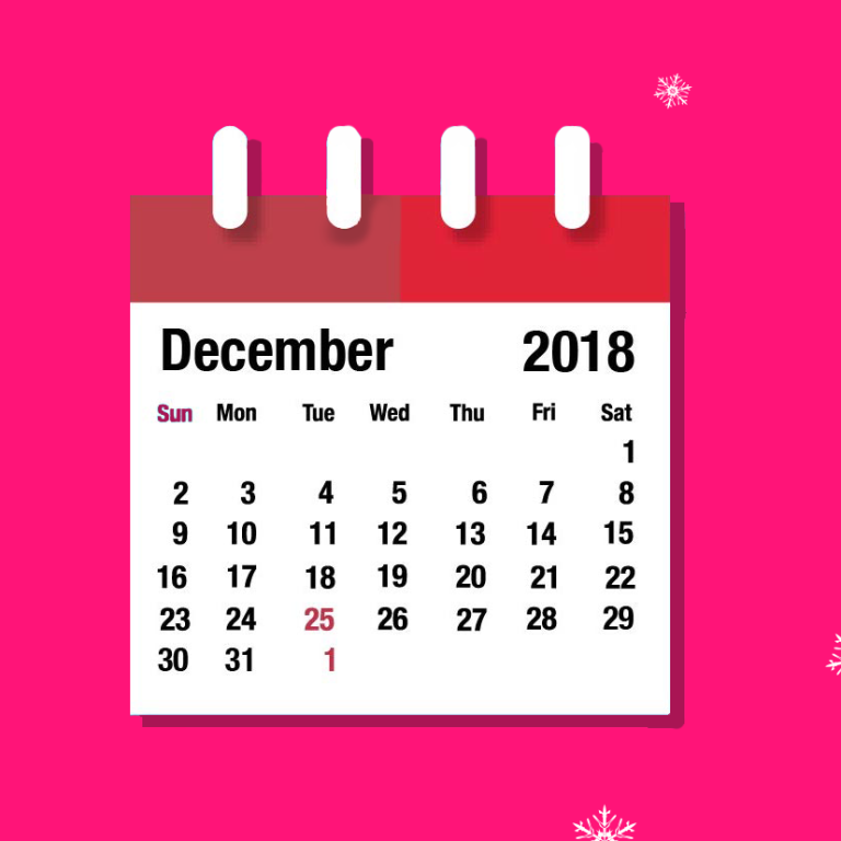 calendario navideño